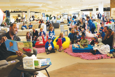  Gardner White was named the official furniture and mattress store of the Detroit Lions and hosted the event in conjunction with the Calvin Johnson Jr. Foundation and the American Cancer Society. 