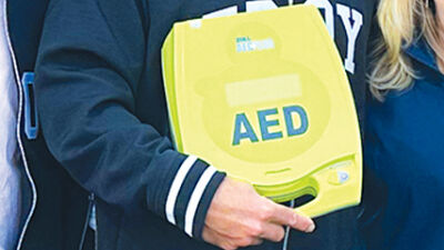  Troy High School receives new AED 