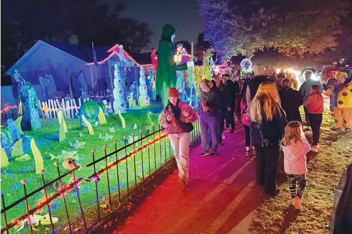   Hundreds of attendees braved their way through Chaos on Colman Oct. 18. The annual event runs throughout the Halloween season.  