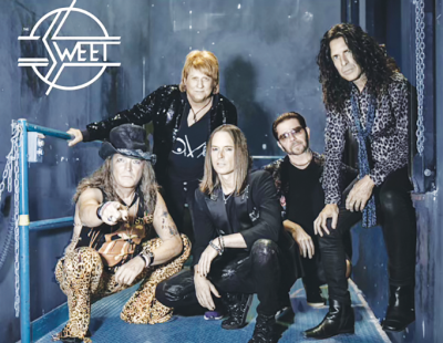  The Sweet, — left to right, bassist Stevie Stewart, drummer Richie Onori, lead vocalist Patrick Stone, keyboardist Dave Schulz and guitarist Jimmy Burkard — will perform Nov. 8 at the Andiamo Celebrity Showroom in Warren. Burkard grew up in Warren, and graduated in 1982 from Mott High School. He now resides in the Los Angeles area and is looking forward to playing his hometown. 