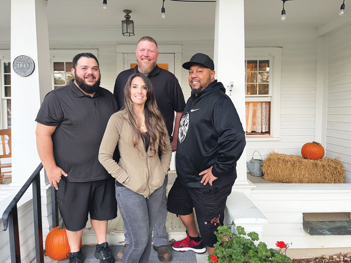  Gio Peterra, John Yost and David Boyer, of Flyer Paranormal, host ghost tours at the Orson Starr House at 3123 N. Main St. in Royal Oak with Alex Kerrigan, chair of the Royal Oak Historical Commission. 