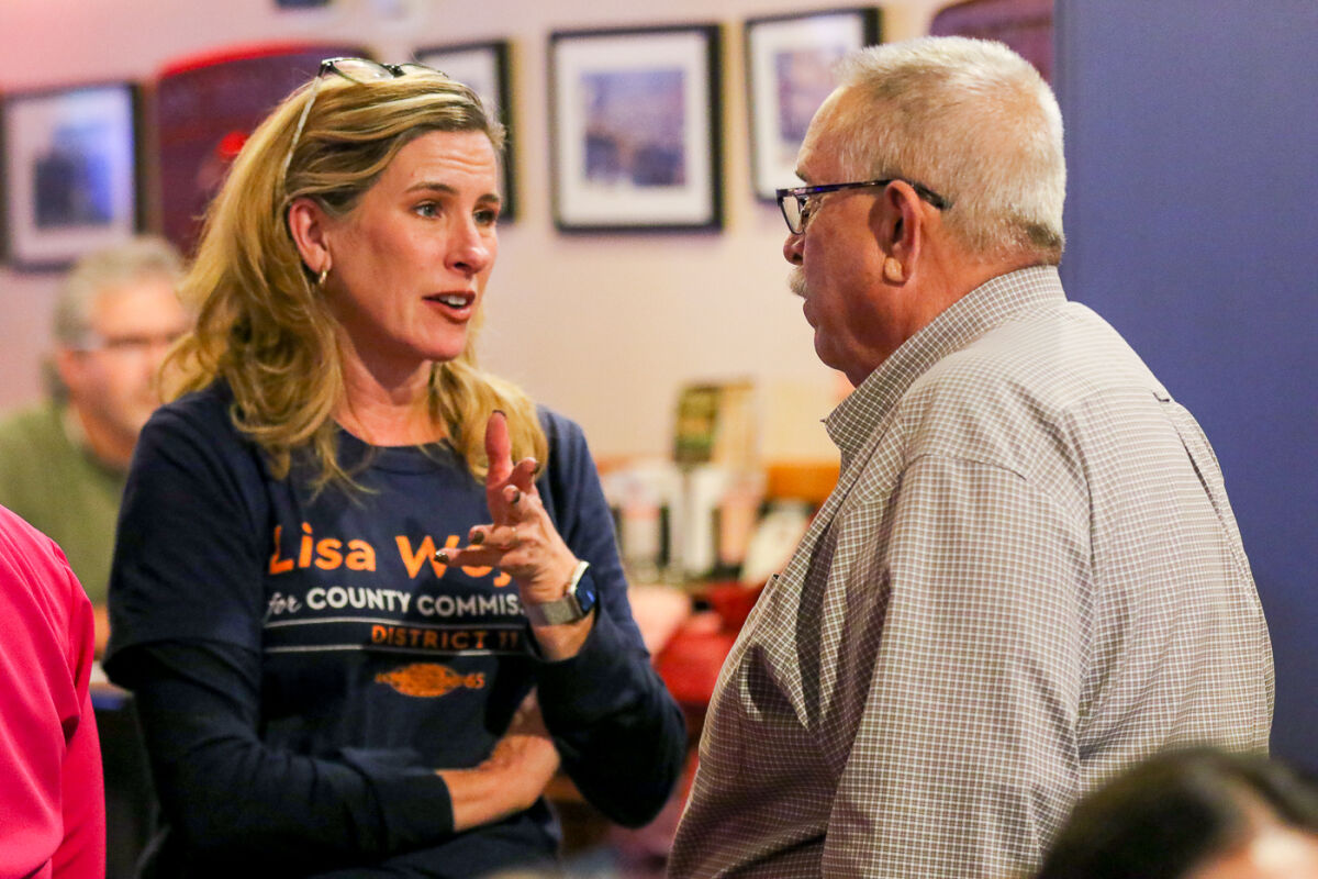  Democrat Lisa Wojno won a seat representing District 11 on the Macomb County Board of Commissioners with 19,075 votes over Republican Gus Ghanam, who received 16,447 votes 