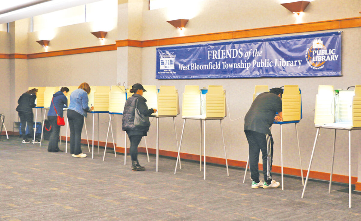  Local residents cast their votes for the general election Nov. 5. 