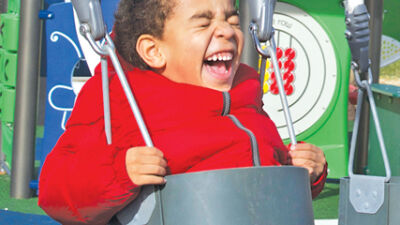  Inclusive playground gets preview before ribbon cutting 