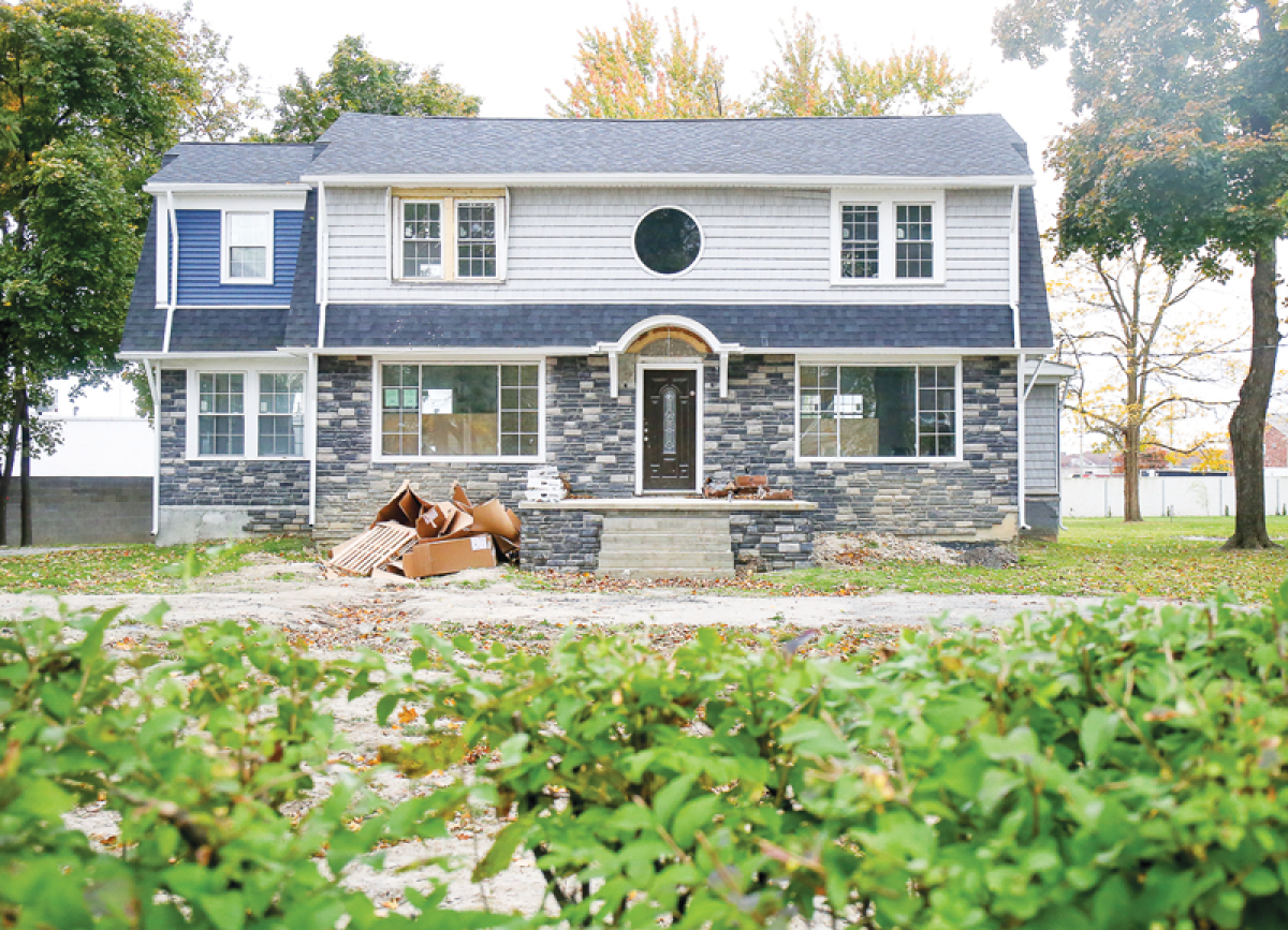  The home at 19904 McKinnon St., near Gratiot Avenue and Masonic Boulevard, sits on three quarters of an acre of property. 