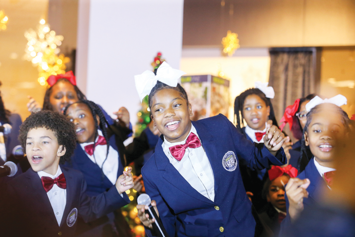  The Detroit Academy of Arts and Science Choir performed during the Twinkle Town lighting at Gardner White in Warren Nov. 12.  