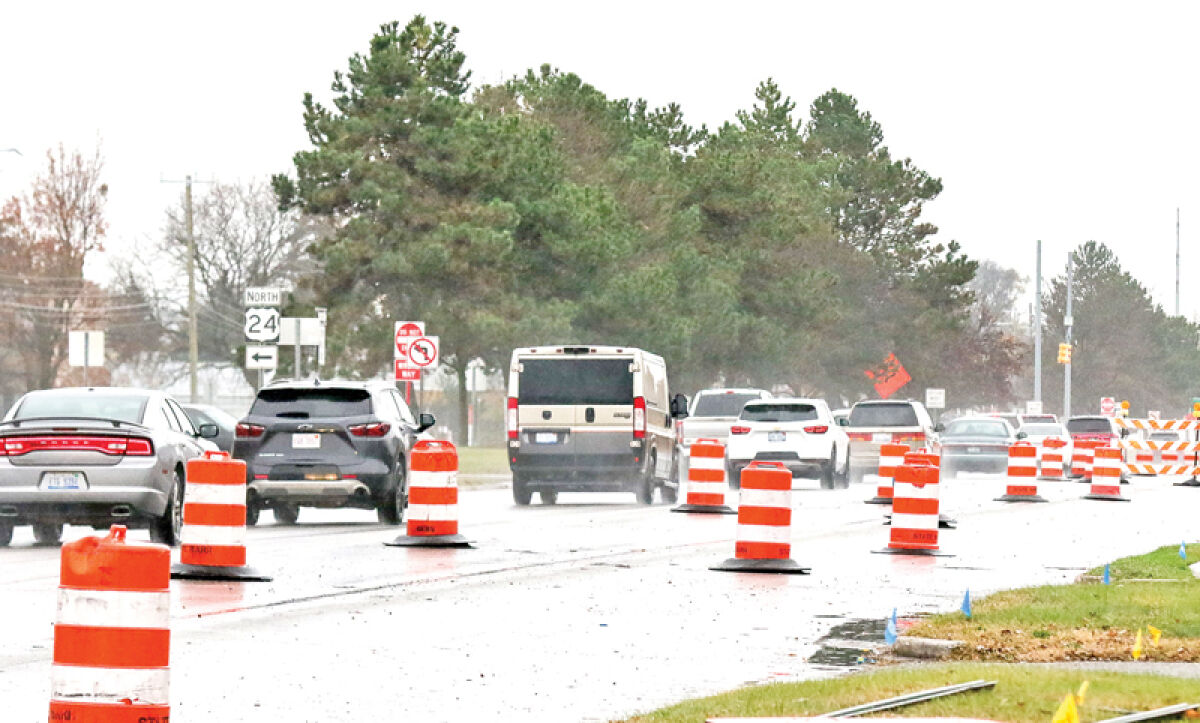  Lane closures will continue into late December, according to a press release, to finish up under-bridge lighting and miscellaneous work. 