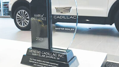  Genesis Cadillac earns Master Dealer Award 