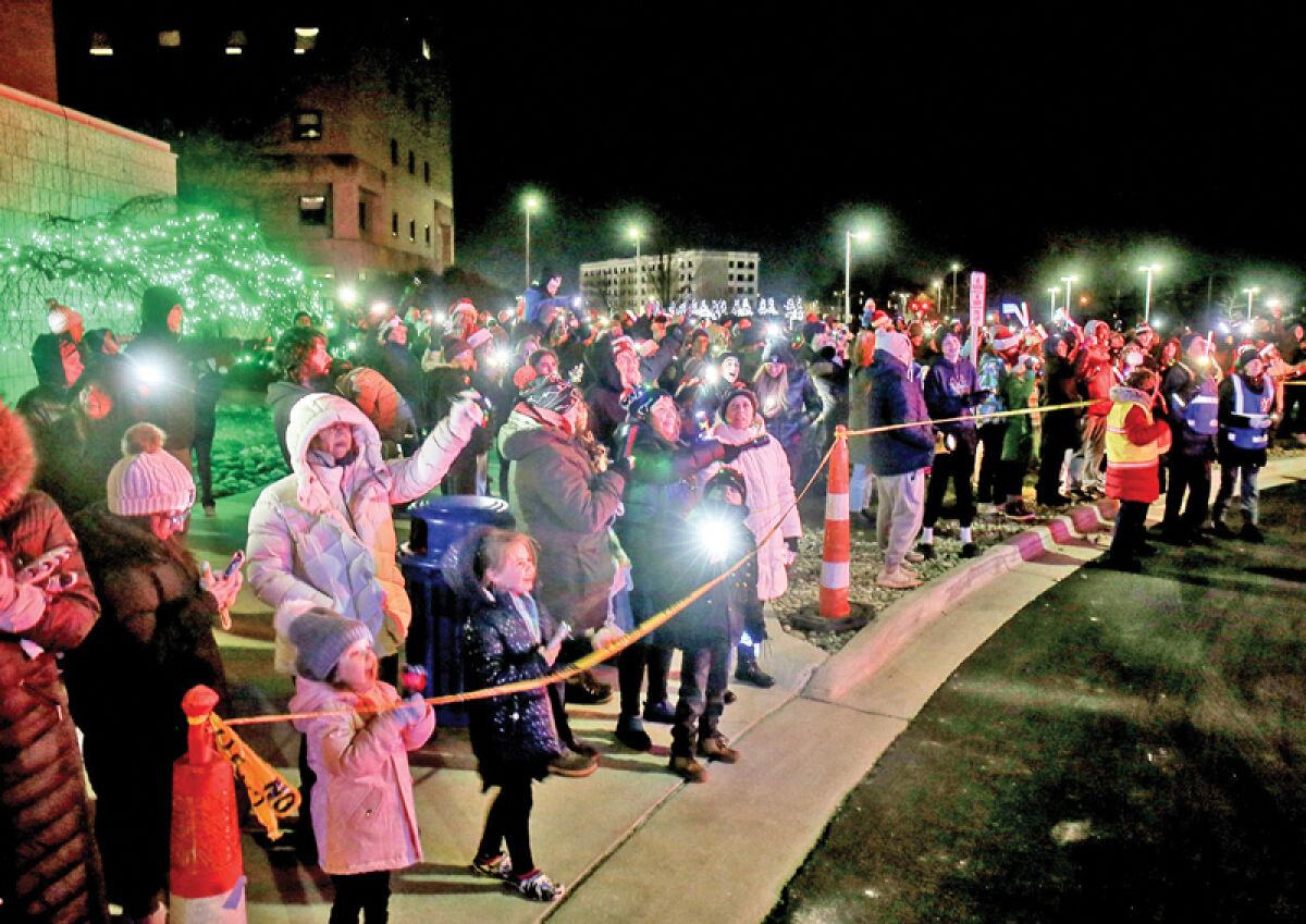  Moonbeams for Sweet Dreams is a nightly event from Dec. 9 to Dec. 23 at Corewell Health William Beaumont University Hospital at 3601 W. 13 Mile Road in Royal Oak. Thousands of people participate in the event each year. 