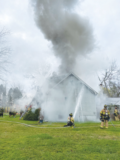  Firefighters extinguished a house fire in the 700 block of John R Road Nov. 27. 