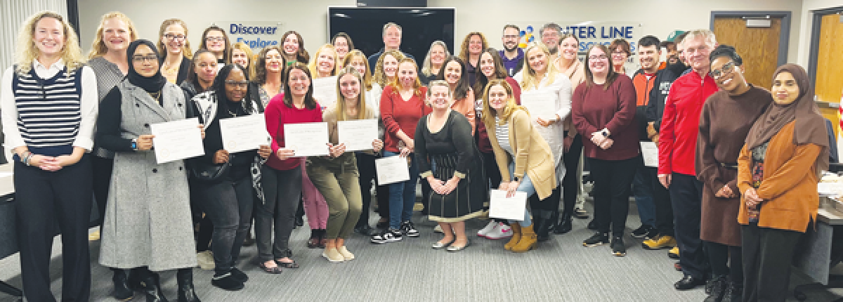  Center Line Public Schools held its fall staff appreciation ceremony during the Nov. 25 Board Education meeting. Several staff members were recognized for their relationships with students or for the innovation they bring to the district.  