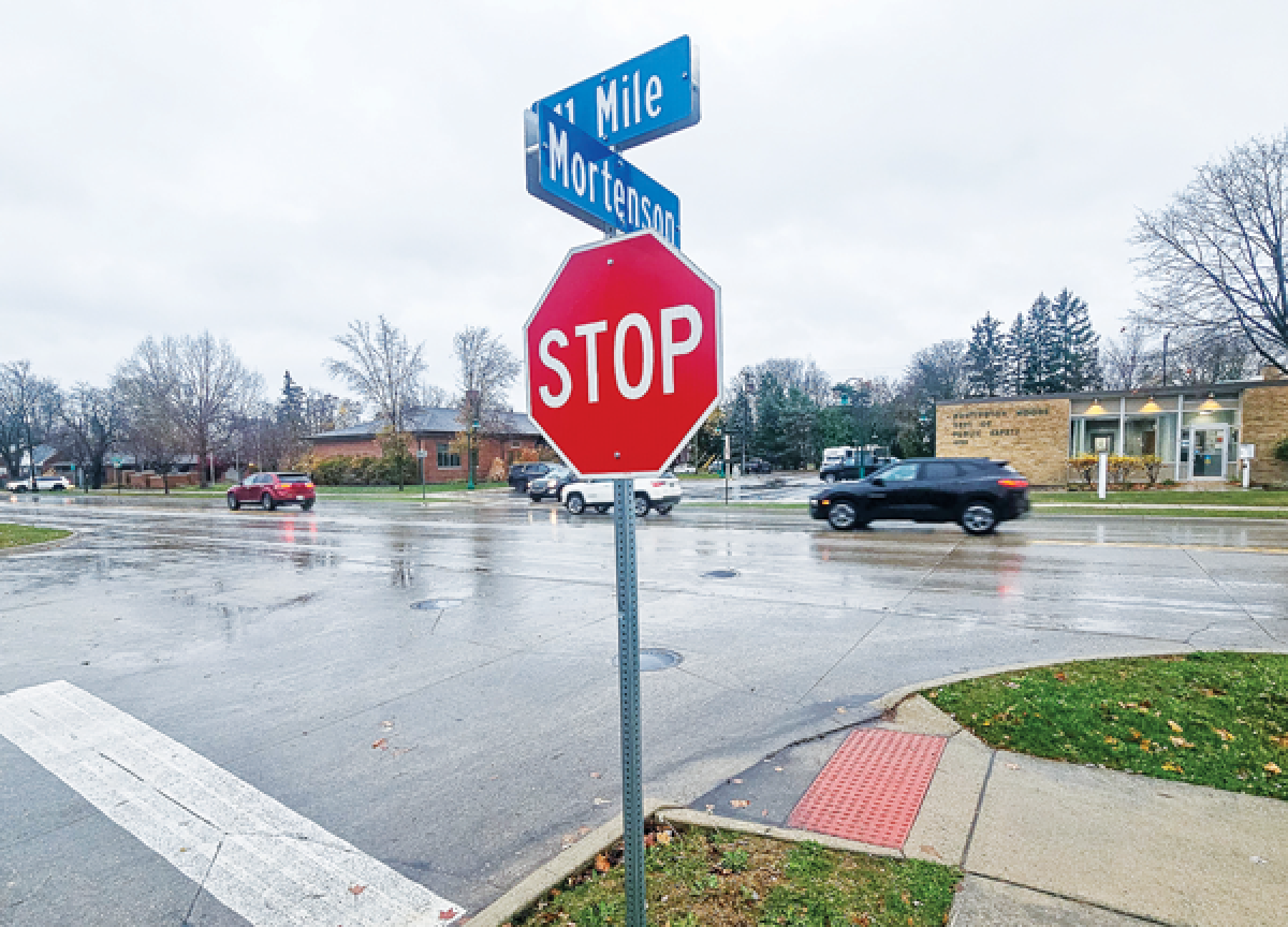  Huntington Woods officially approved a project to install a traffic signal and pedestrian crossing at 11 Mile Road and Mortenson Boulevard. 