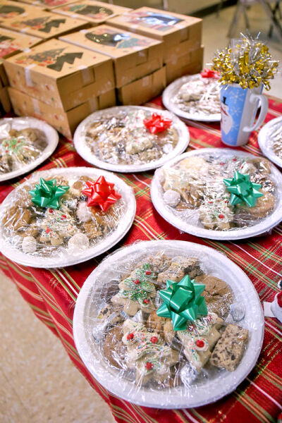  Sweet treats await to be sold during the Holiday Art & Cookie Sale at Beacon Unitarian Universalist Congregation Dec. 14. 