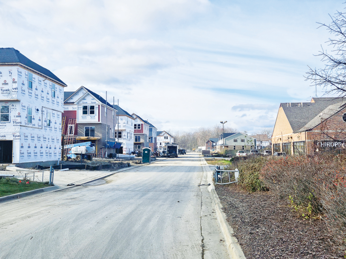  Robertson Brothers Homes is building The Village of Troy at the corner of Long Lake and Rochester roads. Those in the market for a new-construction home might notice that many new-builds are larger and more expensive than in the past. Townhomes are popular as entry-level housing. 