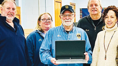  Clawson Lions Club provides 8 Chromebooks for Senior Center OATS program 