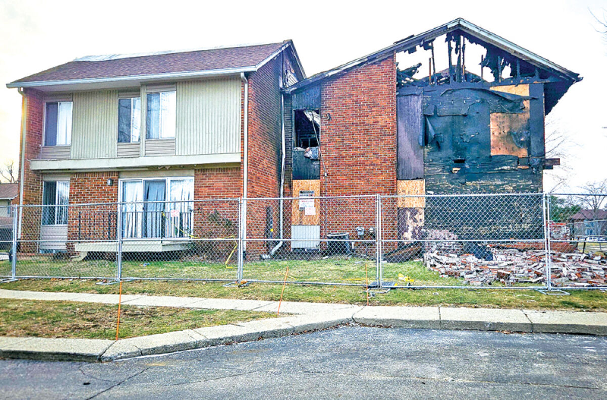  Families living in the five-unit townhouses in the 24000 block of Walden Road awake to a fire on Christmas morning. 