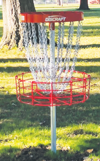  A disc golf course opened last year at Ghesquiere Park in Grosse Pointe Woods. The sport, which is played in all seasons, will be part of this year’s Winter Fest activities. 