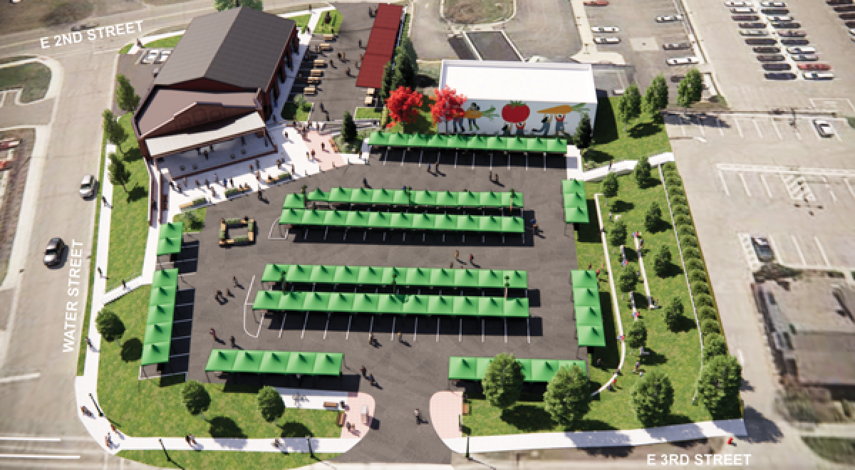  A year-round farmers’ market called Market + The Graham will be constructed this year. 