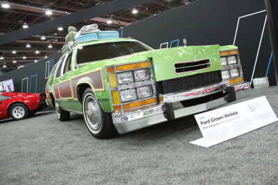  A modified Ford Crown Victoria appearing like the Family Truckster from “National Lampoon’s Vacation" is on display at Hagerty’s booth at the Detroit Auto Show, running at Huntington Place until Monday, Jan. 20. 