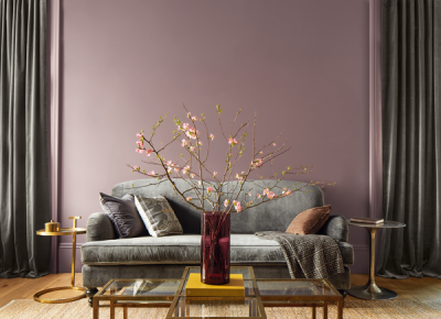  Benjamin Moore selected Cinnamon Slate, a mix of heathered plum and velvety brown, as its 2025 Color of the Year. 