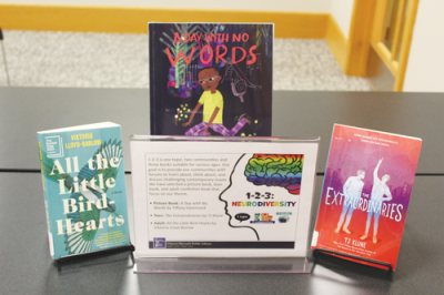  The three featured books of the Clinton-Macomb Public Library’s 1-2-3 Initiative — “All the Little Bird-Hearts” by Viktoria Lloyd Barlow, “A Day With No Words” by Tiffany Hammond and “The Extraordinaries” by TJ Klune — all tackle the subject of neurodiversity.  