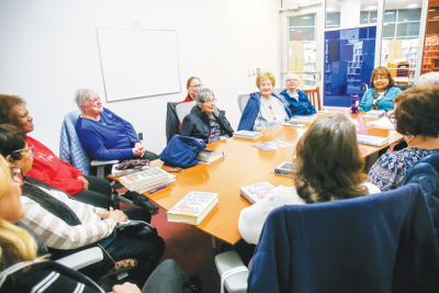  The Warren Reading Group is “serious” and “deep” about books.  