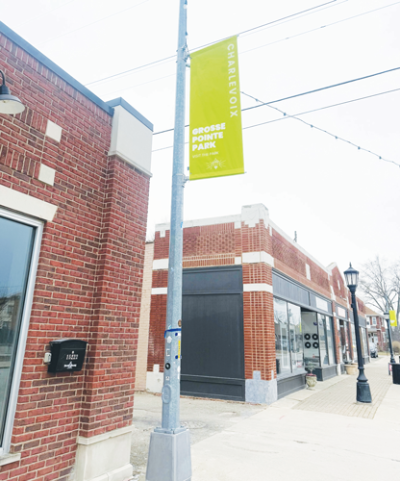  The Charlevoix Avenue business district in Grosse Pointe Park will be getting a number of streetscape improvements next year. 