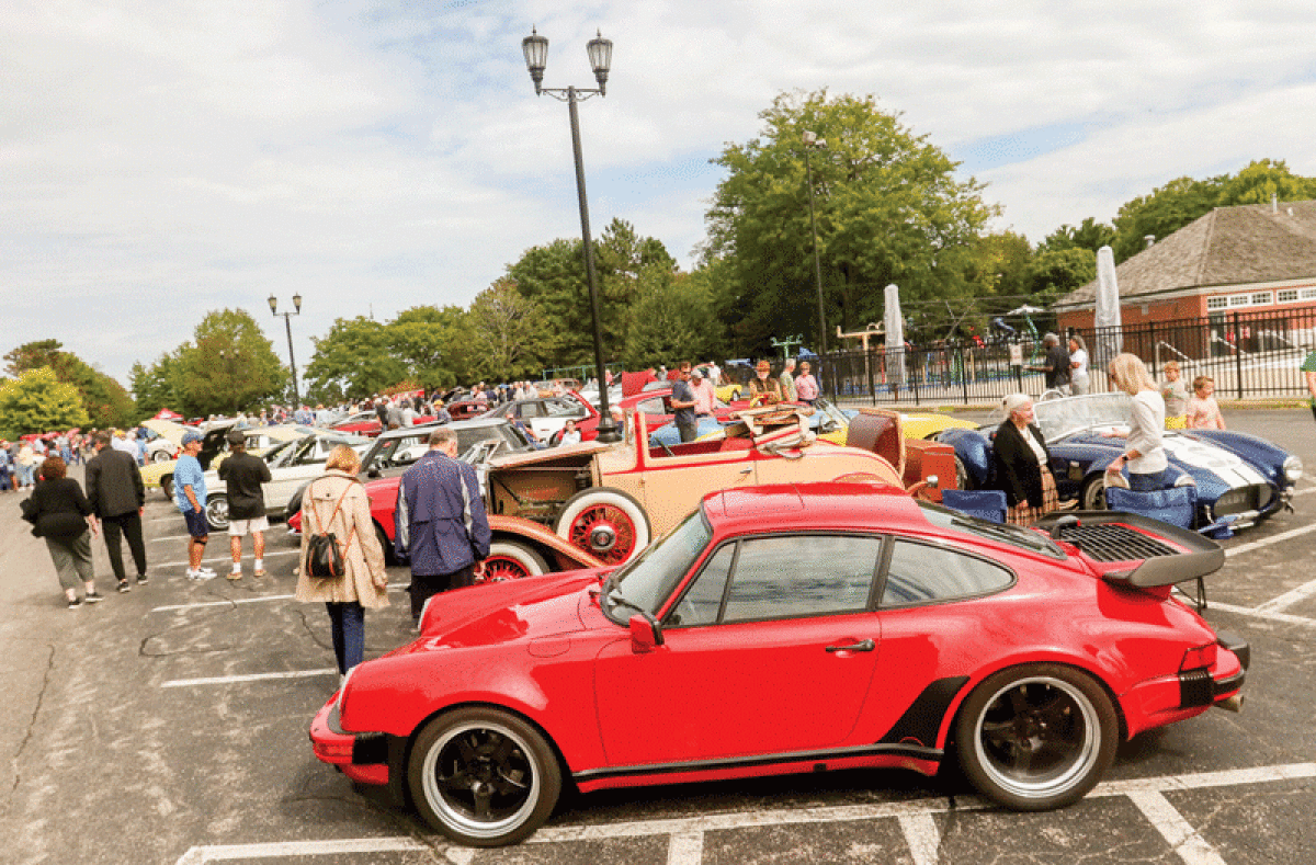  Beautiful weather brought out hundreds of visitors to admire more than 100 unique vehicles during the Grosse Pointe Farms Foundation’s 14th annual Grosse Pointe Concours d’Elegance car show last year at Pier Park in the Farms. This year’s event will take place Sept. 25. 