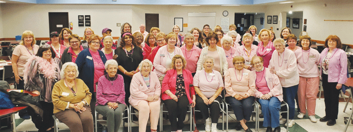  Members of the Madison Heights Women’s Club gathered for this group photo in 2019. The club is marking its  45th year of service and continues to champion many causes in the community. 