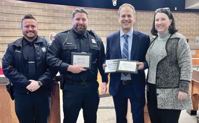     Specialist Bob Sergott, second from the right, earned three different regional Philo T. Farnsworth Awards, including one for the comedy/humor professional category for the on-scene web series 