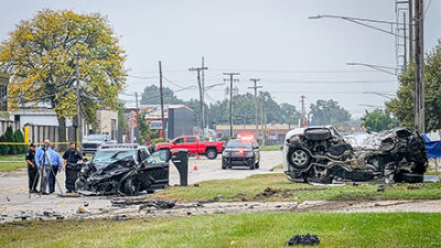  A high-speed crash involving a Warren police SUV and a Dodge Durango occupied by two men happened at around 5 a.m  Sept. 30. The driver of the police SUV, James Burke, now faces charges, including manslaughter. The two men in the Durango, Cedric Hayden Jr. and DeJuan Pettis, were killed.  