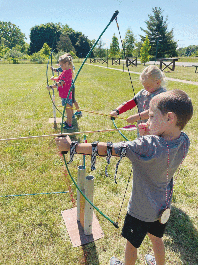  The Burgess-Shadbush Nature Center is adding a new youth archery range.  